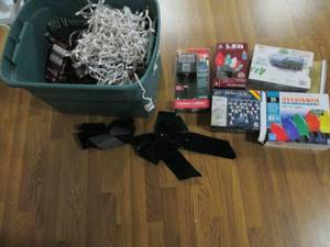Huge lot of assorted Christmas lights