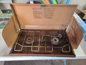 Camping grill, stove and toaster