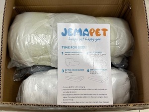 lot 13 image: Jema Orthopedic Dog Bed for Medium Dogs - Washable