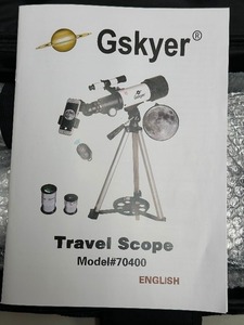 lot 19 image: Gskyer Telescope  70mm Aperture  400mm AZ Mount  Astronomical Refracting Telescope - Model AZ70400