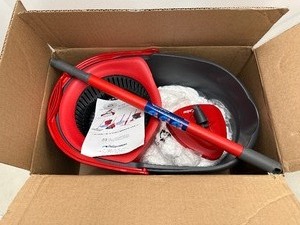 lot 28 image: O-Cedar Microfiber Easy Wring Spin Mop and Bucket