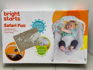 lot 29 image: Bright Starts Safari Fun Vibrating Bouncer - Model 12204