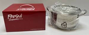 lot 17 image: Parini Cookware Signature Series 4.0 QT Dutch Oven With Lid