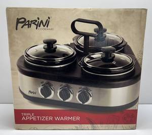 lot 30 image: Parini Cookware Tripple Appetizer Warmer