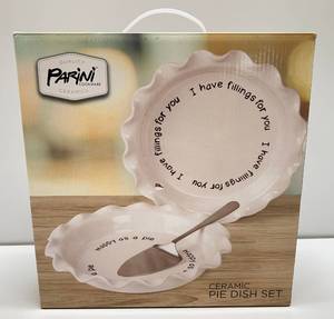 lot 35 image: Parini Cookware (Quality Ceramics) Ceramic Pie Dish Set