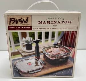 lot 59 image: Parini Cookware Grillmasters Collection Vacuum Seal Marinator