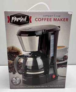 lot 81 image: Parini Cookware Compact 5 - Cup Coffee Maker