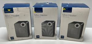 lot 96 image: Insignia Mini Heaters 1500 Watt (NIB)