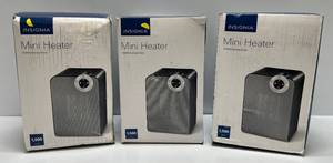 lot 97 image: Insignia Mini Heaters 1500 Watt (NIB)