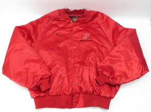 lot 5 image: Vintage Mens Red King Louie Pro Fit XL Hyman Freightways, Inc Trucking Jacket St. Paul, MN