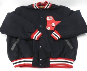 lot 12 image: Vintage Style Retro Mens Mitchell & Ness Cooperstown Collection XL MLB Baseball Jacket