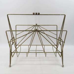 lot 55 image: MCM Atomic Vintage Magazine Rack