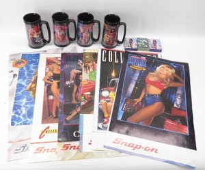 lot 61 image: Snap On Tools Calendars, Playing Cards, Mugs