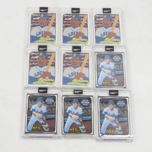 lot 73 image: Topps 2020 MLB Project Baseball Cards Nolan Ryan, Ken Griffey Jr