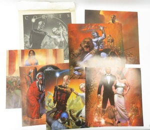 lot 86 image: Complete Set of 6 Corben Classics Full Color Art Prints Plates 1986