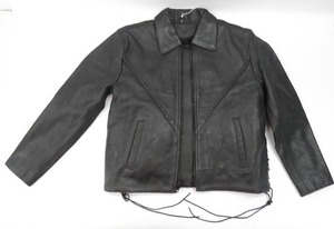 lot 119 image: Womens Size Small LOVE Leathers Motorcycle Leather Jacket Black