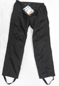lot 111 image: New Mens Teknic Chicane Leather Riding Racing Pants US Size 40 Black Hydro