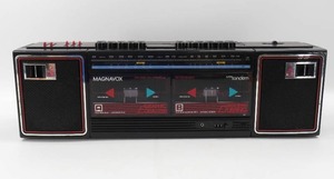 lot 167 image: Vintage Magnavox D-8167 Super Tandem Boombox, Tested Working Condition
