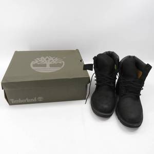 lot 177 image: Mens 10.5 Black Timberland Boots wBox TBO19039
