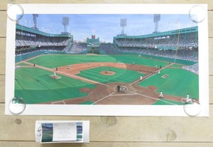 lot 184 image: New York Polo Grounds Baseball Field 1954 Offset lithograph (1994) 592600 Andy Jurinko 36x20
