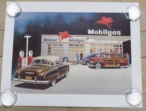 lot 192 image: Neon Magic Jack Schmitt Mobil Gas & Oil Signed Print Limited Edition #738750