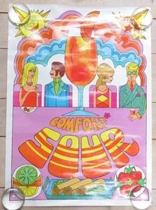 lot 210 image: Vintage Southern Comfort St. Louis Mo. Comfort Sour Poster 1970s