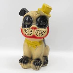 lot 247 image: Vintage Carnival Chalkware Figurine Dog Cute Roughly 9.5