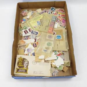 lot 249 image: Grouping of Vintage Stamps Used Foreign & US