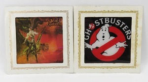 lot 255 image: Grouping of 2 Vintage 1980s Carnival Prize Mirrors, Ozzie Ozborne, Ghostbusters