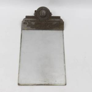 lot 256 image: Vintage Metal Advertising Clip Board The First Boston Corporation