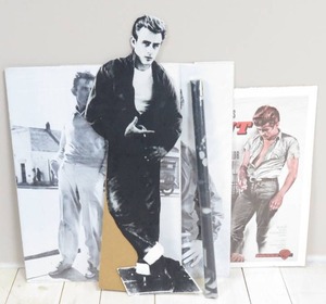 lot 268 image: James Dean Posters, Standee, Some on Board, 1980 Sealed Poster