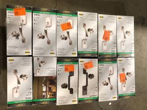 lot 4 image: Lot of Assorted Door Entry Handles Various Models and Conditions Customer Returns See Pictures