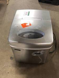 lot 13 image: Whynter 49 lb. Portable Ice Maker in Stainless Steel with Water Connection Customer Returns See Pictures