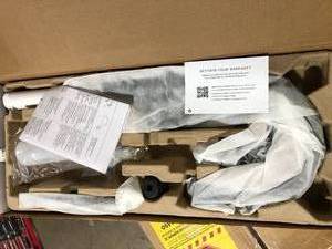 lot 14 image: KOHLER Easmor Single-Handle Pull Down Sprayer Kitchen Faucet in Matte Black  Customer Returns See Pictures