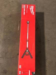 lot 21 image: Milwaukee M12 12-Volt Lithium-Ion Cordless 1400 Lumen ROCKET LED Stand Work Light (Tool-Only)  Customer Returns See Pictures