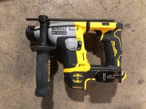 lot 47 image: DEWALT ATOMIC 20V MAX Cordless Brushless Ultra-Compact 58 in. SDS Plus Hammer Drill (Tool Only)  Customer Returns See Pictures