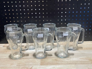 lot 5 image: Vintage 6 Coca Cola Glasses Canada