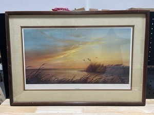 lot 17 image: Framed Wildlife Print (See pics)