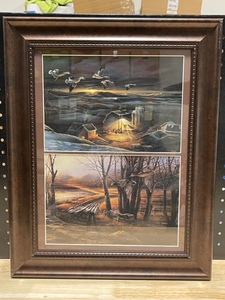 lot 21 image: Framed Wildlife Print (See pics)