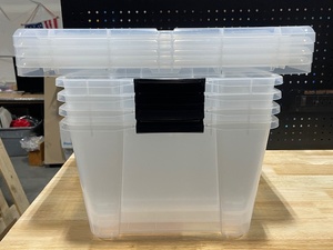 lot 48 image: Plastic Totes 4 Pack