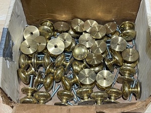 lot 106 image: Brass Knobs
