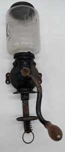 lot 5 image: VintageAntique Crystal No. 3 Coffee Grinder