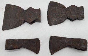 lot 57 image: Lot of 4 Axe Heads