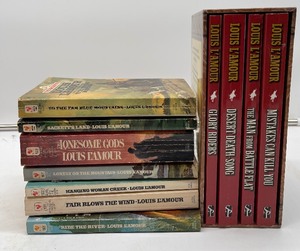 lot 73 image: Lot of 11 Louis LArmour Books