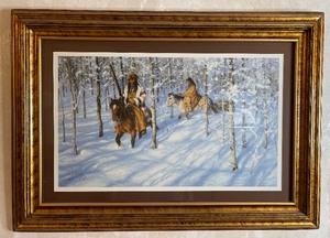 lot 78 image: Robert Duncan Through the Aspens 1986 Framed Print