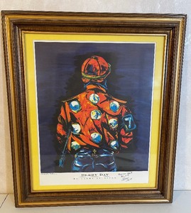 lot 80 image: Derby Day by Kathy Sullivan Autographed 