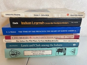 lot 115 image: &nbspLOT of 6 Books on Lewis and Clark. Native American