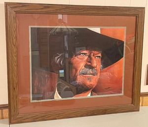 lot 117 image: Don Marco Duke John Wayne Framed and Matted Print