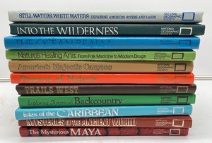 lot 120 image: Lot of 11 National Geographic Series Books - Wilderness, Nature