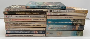 lot 122 image: Lot of 16 Louis LAmour paperback Books